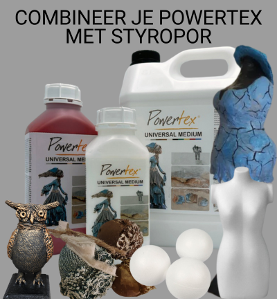 Zo combineer je Powertex met styropor voor spectaculaire creaties