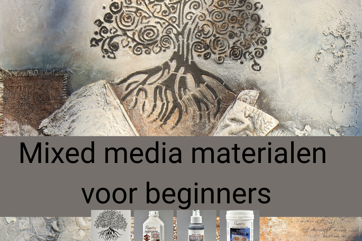 Mixed media materialen voor beginners