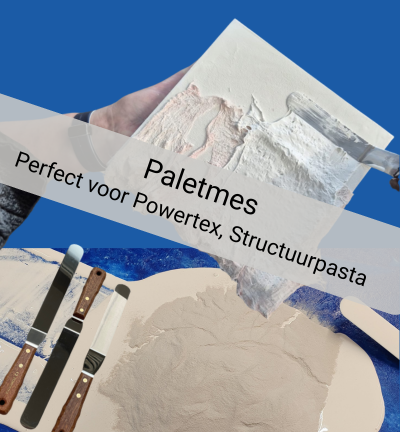 Paletmes perfect voor Powertex, Structuurpasta en meer