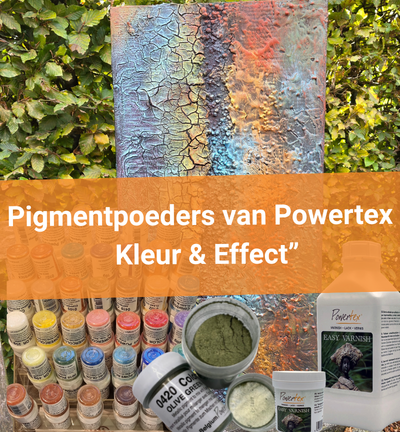 Pigmentenpoeders van Powertex voor kleur en effect