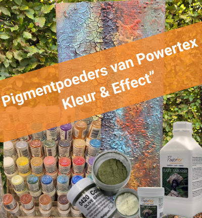 Pigmentenpoeders van Powertex voor kleur en effect