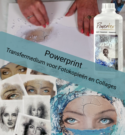 Powerprint transfermedium voor fotokopieën en collages