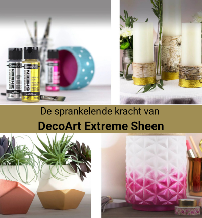 Extreme Sheen De helderste metallic acrylverf op waterbasis