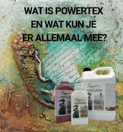 Ontdek wat Powertex is en wat je ermee kunt maken. Leer Powertex gebruiken voor mixed media, beelden en schilderijen. Bekijk onze Powertex startpakketten met gratis werkbeschrijving!