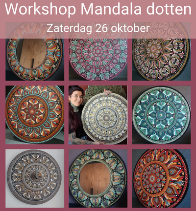 VOLGEBOEKT >>>>>> Workshop Mandala dotten