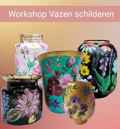Workshop Vaas schilderen: Maak je eigen design vaas