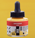 Amsterdam Acrylinkt Fles 30 ml Napelsgeel Donker 223