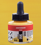 Amsterdam Acrylinkt Fles 30 ml Napelsgeel Donker 223