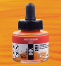 Amsterdam Acrylinkt Fles 30 ml Azo-Oranje