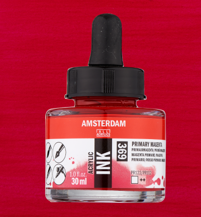 Amsterdam Acrylinkt Fles 30 ml Primairmagenta 369
