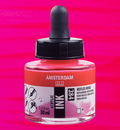 Amsterdam Acrylinkt Fles 30 ml Reflexroze