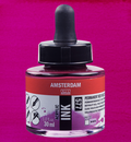 Amsterdam Acrylinkt Fles 30 ml Permanentroodviolet Licht 577
