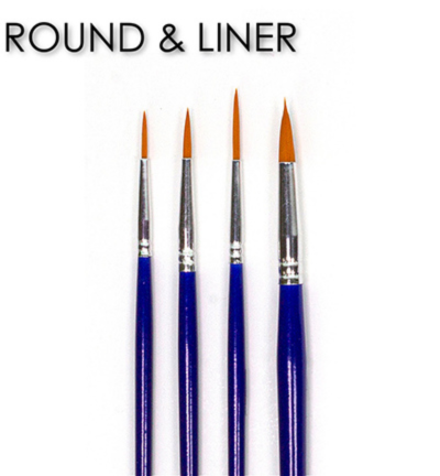 Rounds & Liners Set penselen