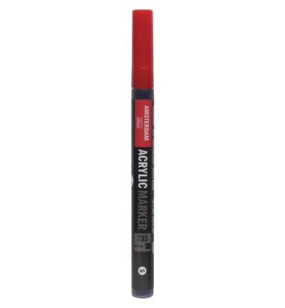 Acrylic marker 2 mm Oxydzwart 735
