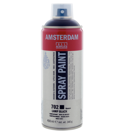 Spray paint 400 ml Lampenzwart 702