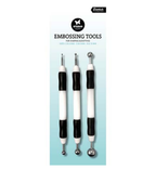 Embossing Tools met bolletjes in verschillende maten voor dotting, stippen zetten, klei bewerken en het aanbrengen van decoratieve details.
