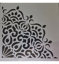 Mandala grote kwart 30 x 30 cm stencil nr 6