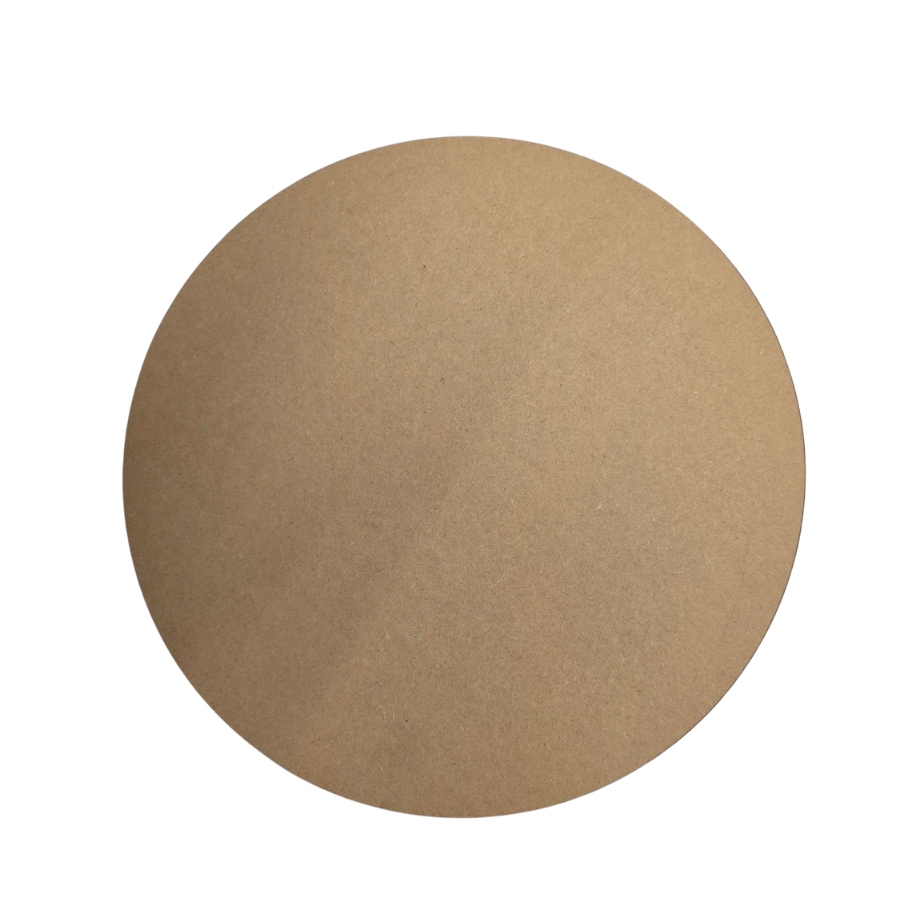 MDF schijf 30 cm 12 mm dik