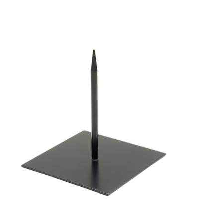 Metalen Sokkel 18x18 cm – Stevige Basis voor Beelden & Kunstwerken
