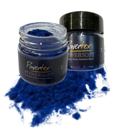 PowerSoft Blauw – Fluweelzachte Textuur voor Powertex