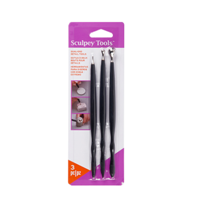 Sculpey Dual End Tools, set van 3
