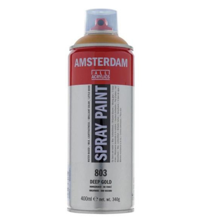 Spray paint 400 ml Donkergoud 803