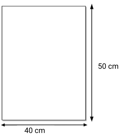 Wit Transferpapier 40 x 50 cm voor Donkere Ondergronden