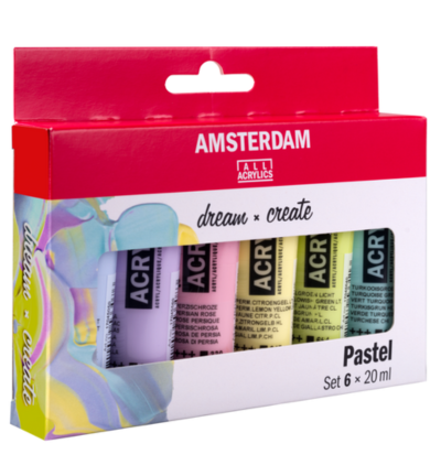 Standard Series acrylverf pastel set | 6 x 20 ml