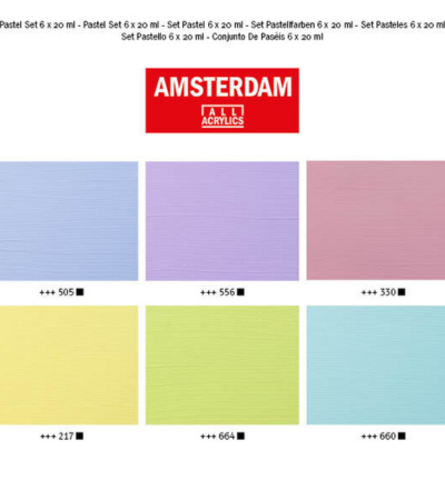 Standard Series acrylverf pastel set | 6 x 20 ml