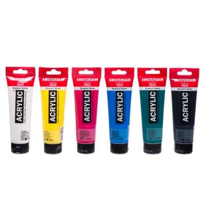 Amsterdam Standard Series acrylverf educatie set | 6 x 120 ml