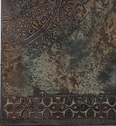 Rand mandala 36 x 14 cm stencil nr 2