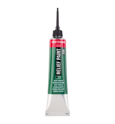 Reliëf verf tube 20 ml Donkergroen 602