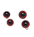 1 paar Oog bruin 10 mm