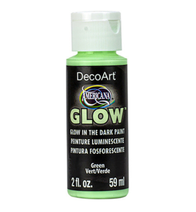 Glow in the dark paint Green