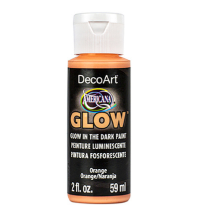 Glow in the dark paint Orange