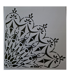 Mandala grote kwart 30 x 30 cm stencil nr 3