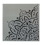 Grote kwart mandala 30 x 30 cm stencil nr 15