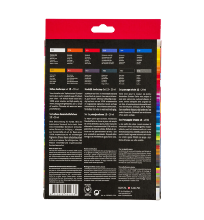 Amsterdam Standard Series acrylverf urban landschap set | 12 × 20 ml