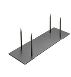 Metalen sokkel 40 x 13 cm 4 pinnen (Op=Op)