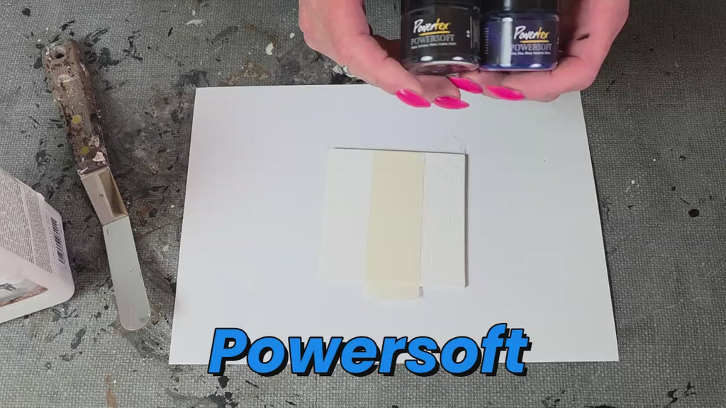 PowerSoft Blauw – Fluweelzachte Textuur voor Powertex