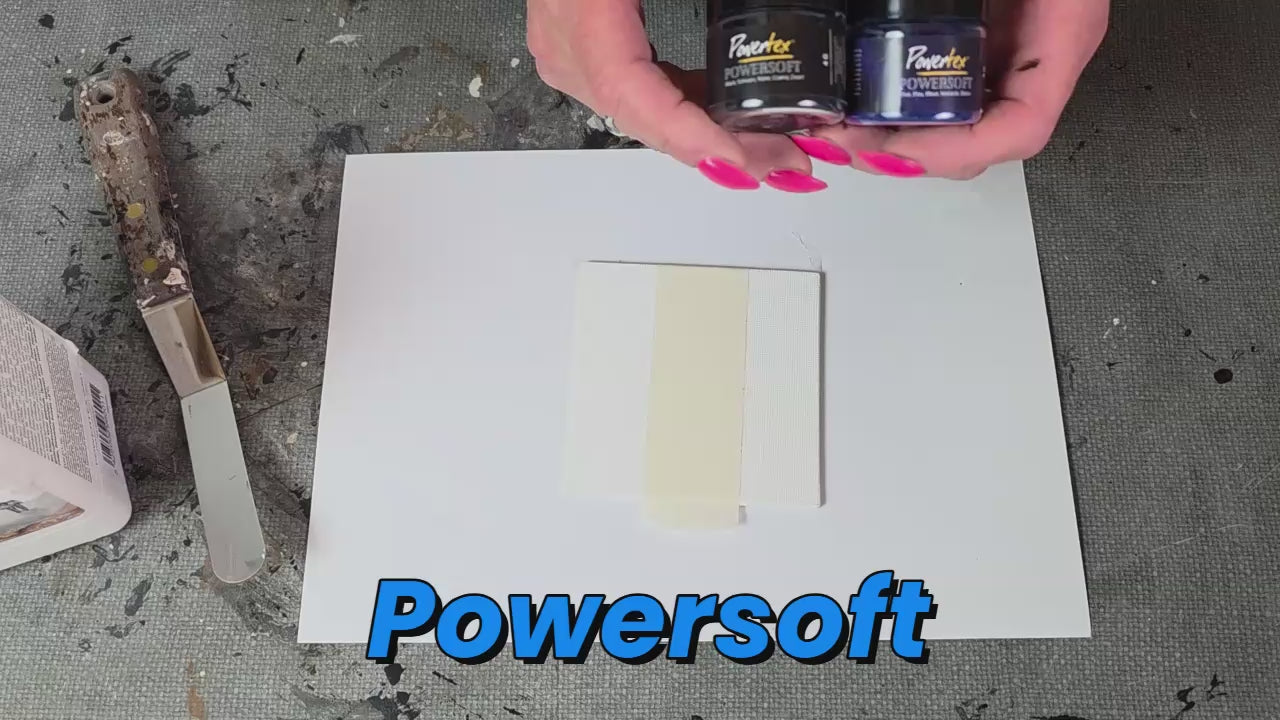 PowerSoft Blauw – Fluweelzachte Textuur voor Powertex
