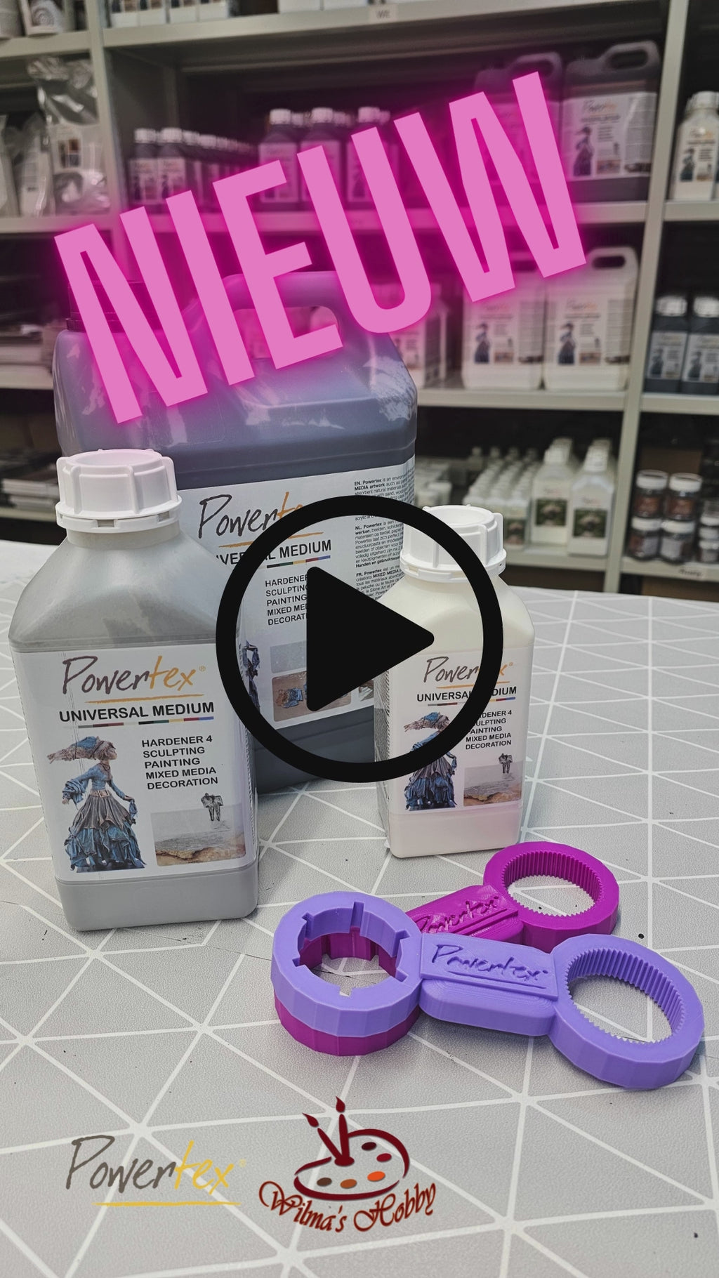 Powertex flessen opener