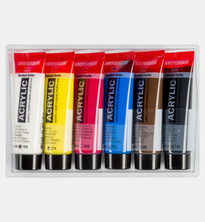 Amsterdam Standard Series acrylverf primaire set | 6 × 20 ml