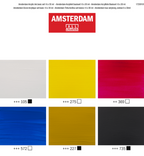 Amsterdam Acrylinkt basisset | 6 x 30 ml