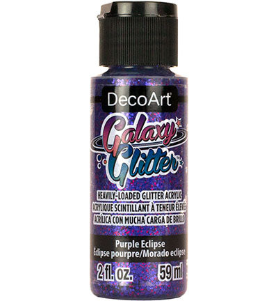 Galaxy Glitter Purple Eclipse