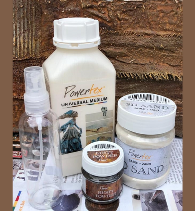 Rusty Powder bundel klein – geef je kunstwerken een stoere roestlook