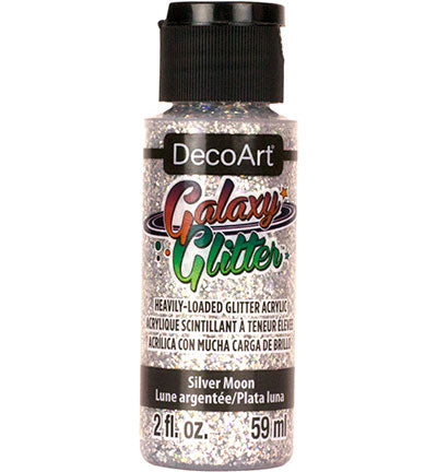 Galaxy Glitter Silver Moon