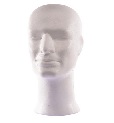Mannenhoofd 30 cm