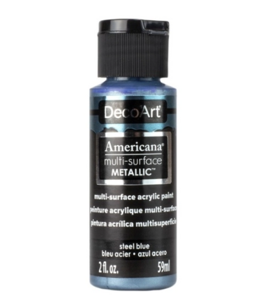 Multi-Surface Satin Metallic Steel Blue